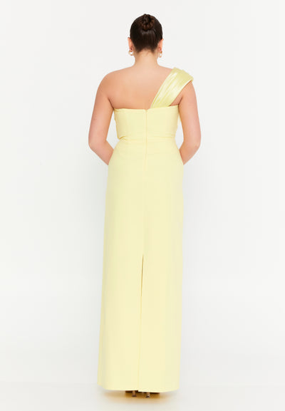 One Shoulder Maxi Dress