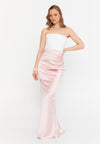 Corset Strapless Maxi Dress