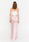 Corset Strapless Maxi Dress