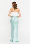 Corset Strapless Maxi Dress