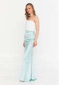 Corset Strapless Maxi Dress