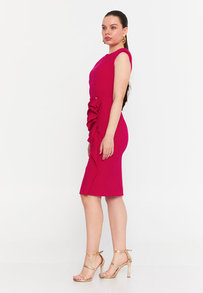 High Front Short Dress