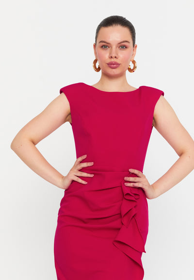High Front Short Dress