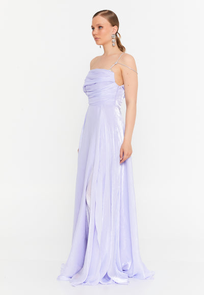 Sleeveless Maxi Chiffon Dress