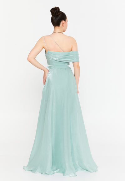 Sleeveless Maxi Chiffon Dress