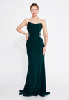 Maxi Strapless Dress With Beads