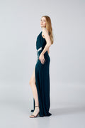 High Neck Maxi dress