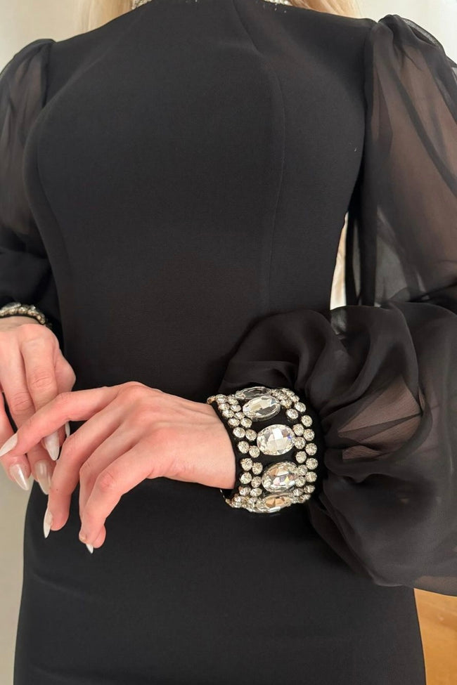Long Sleeve Evening Dress