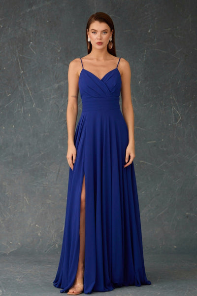Spaghetti-Strap Chiffon Dress