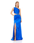 One Shoulder Cut Out Maxi Dress