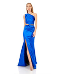 One Shoulder Cut Out Maxi Dress