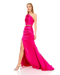 One Shoulder Cut Out Maxi Dress