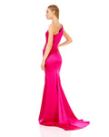 One Shoulder Cut Out Maxi Dress