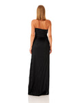 One Shoulder Pleated Maxi Dress