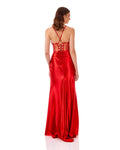 Spaghetti Strap Corset Maxi Dress