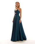 Strapless Cut Out Maxi Dress