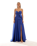 Strapless Bow Maxi Dress