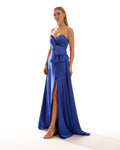 Strapless Bow Maxi Dress