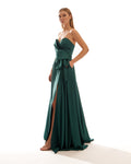 Strapless Bow Maxi Dress