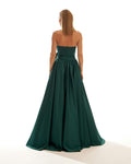 Strapless Bow Maxi Dress