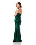 One Shoulder Polyester Maxi Dress