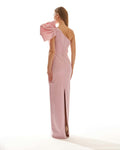 One Shoulder Bow Maxi Dress