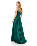 Spaghetti Strap Satin Maxi Dress