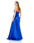 Strapless Mermaid Satin Maxi Dress