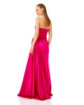 Strapless Mermaid Satin Maxi Dress