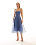 Tulle A-Line Midi Dress