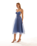 Tulle A-Line Midi Dress