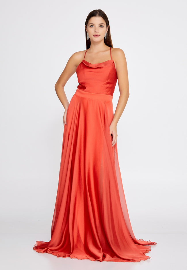 Maxi Flowy Dress MAGENTA Maxi Flowy Dress MAGENTA