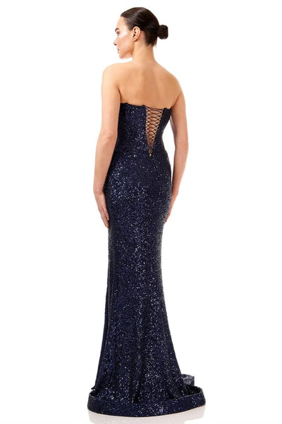 Strapless Sequin Dress